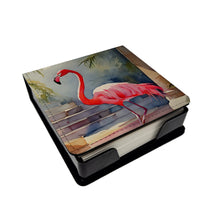 Load image into Gallery viewer, Flamingo PU Leather Note Paper Holder