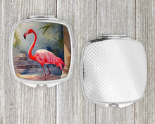 Load image into Gallery viewer, Flamingo Compact Mirror – Stylish Purse Mirror with Artistic Covers