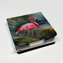 Load image into Gallery viewer, Flamingo PU Leather Note Paper Holder