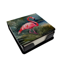 Load image into Gallery viewer, Flamingo PU Leather Note Paper Holder