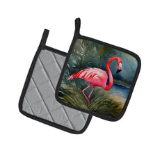 Load image into Gallery viewer, Flamingo Pot Holders - Set of 2 Decorative Kitchen Helpers | Made in the USA