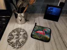 Load image into Gallery viewer, Flamingo Pot Holders - Set of 2 Decorative Kitchen Helpers | Made in the USA