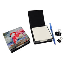 Load image into Gallery viewer, Flamingo PU Leather Note Paper Holder