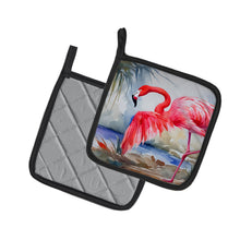 Load image into Gallery viewer, Flamingo Pot Holders - Set of 2 Decorative Kitchen Helpers | Made in the USA