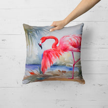 Load image into Gallery viewer, Flamingo Throw Pillow