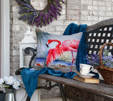 Load image into Gallery viewer, Flamingo Throw Pillow