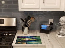 Load image into Gallery viewer, Alligator Glass Cutting Boards – Durable, Decorative Kitchen Art Large