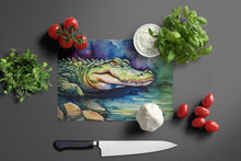 Load image into Gallery viewer, Alligator Glass Cutting Boards – Durable, Decorative Kitchen Art Large