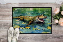 Load image into Gallery viewer, Alligator Doormat - Large 24x36 – Indoor/Outdoor Floor Mat with Artistic Flair