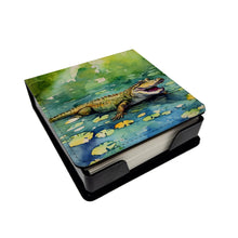 Load image into Gallery viewer, Alligator PU Leather Note Paper Holder
