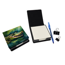 Load image into Gallery viewer, Alligator PU Leather Note Paper Holder