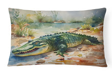 Load image into Gallery viewer, Alligator Throw Pillow