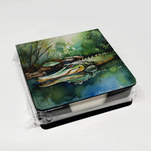 Load image into Gallery viewer, Alligator PU Leather Note Paper Holder