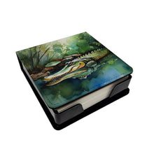 Load image into Gallery viewer, Alligator PU Leather Note Paper Holder