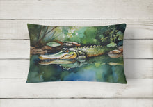 Load image into Gallery viewer, Alligator Throw Pillow