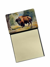 Load image into Gallery viewer, American Bison Sticky Note Holder- Refiilable Desk Accessory Note Pad