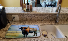 Load image into Gallery viewer, American Bison Dish Drying Mat