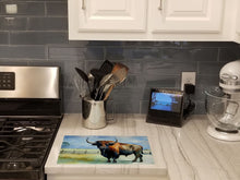 Load image into Gallery viewer, American Bison Glass Cutting Boards – Durable, Decorative Kitchen Art Large