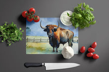 Load image into Gallery viewer, American Bison Glass Cutting Boards – Durable, Decorative Kitchen Art Large