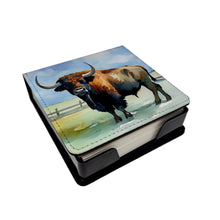 Load image into Gallery viewer, American Bison PU Leather Note Paper Holder