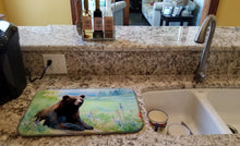 Load image into Gallery viewer, American Black Bear Dish Drying Mat