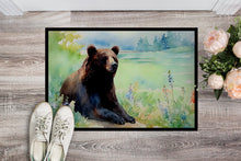 Load image into Gallery viewer, American Black Bear Doormat - Large 24x36 – Indoor/Outdoor Floor Mat with Artistic Flair