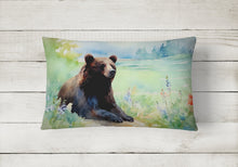 Load image into Gallery viewer, American Black Bear Throw Pillow