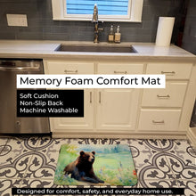 Load image into Gallery viewer, American Black Bear Memory Foam Kitchen Mat DAC2875RUG