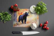 Load image into Gallery viewer, American Black Bear Glass Cutting Boards – Durable, Decorative Kitchen Art Large