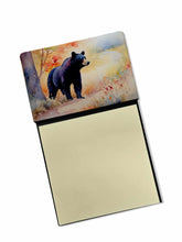 Load image into Gallery viewer, American Black Bear Sticky Note Holder- Refiilable Desk Accessory Note Pad