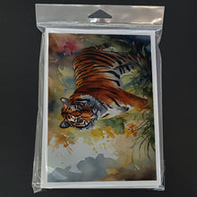 Load image into Gallery viewer, Bengal Tiger Greeting Cards - Blank Note Cards – 8-Pack of Artist-Designed Cards with Envelopes