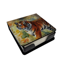 Load image into Gallery viewer, Bengal Tiger PU Leather Note Paper Holder
