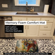 Load image into Gallery viewer, Bengal Tiger Memory Foam Kitchen Mat DAC2877RUG