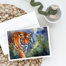 Load image into Gallery viewer, Bengal Tiger Greeting Cards - Blank Note Cards – 8-Pack of Artist-Designed Cards with Envelopes