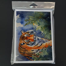 Load image into Gallery viewer, Bengal Tiger Greeting Cards - Blank Note Cards – 8-Pack of Artist-Designed Cards with Envelopes