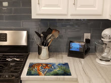Load image into Gallery viewer, Bengal Tiger Glass Cutting Boards – Durable, Decorative Kitchen Art Large