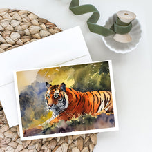 Load image into Gallery viewer, Bengal Tiger Greeting Cards - Blank Note Cards – 8-Pack of Artist-Designed Cards with Envelopes