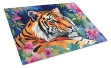 Load image into Gallery viewer, Bengal Tiger Glass Cutting Boards – Durable, Decorative Kitchen Art Large