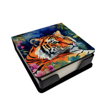 Load image into Gallery viewer, Bengal Tiger PU Leather Note Paper Holder