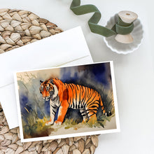 Load image into Gallery viewer, Bengal Tiger Greeting Cards - Blank Note Cards – 8-Pack of Artist-Designed Cards with Envelopes