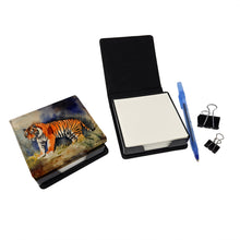 Load image into Gallery viewer, Bengal Tiger PU Leather Note Paper Holder