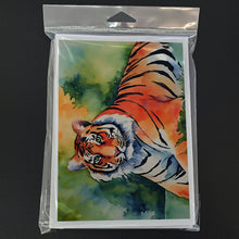 Load image into Gallery viewer, Bengal Tiger Greeting Cards - Blank Note Cards – 8-Pack of Artist-Designed Cards with Envelopes