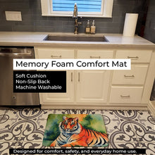 Load image into Gallery viewer, Bengal Tiger Memory Foam Kitchen Mat DAC2882RUG