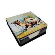 Load image into Gallery viewer, Camel PU Leather Note Paper Holder