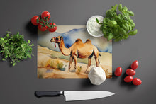 Load image into Gallery viewer, Camel Glass Cutting Boards – Durable, Decorative Kitchen Art Large