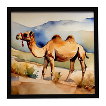 Load image into Gallery viewer, Camel Framed Metal Print