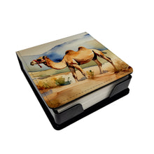 Load image into Gallery viewer, Camel PU Leather Note Paper Holder