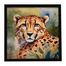 Load image into Gallery viewer, Cheetah Framed Metal Print
