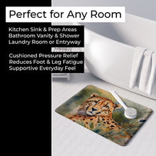 Load image into Gallery viewer, Cheetah Memory Foam Kitchen Mat DAC2887RUG