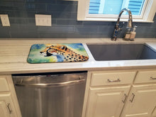 Load image into Gallery viewer, Cheetah Dish Drying Mat